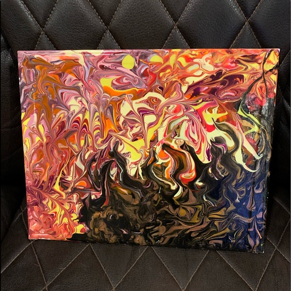 artwork- i call this one “ let it burn” - Picture 1 of 2